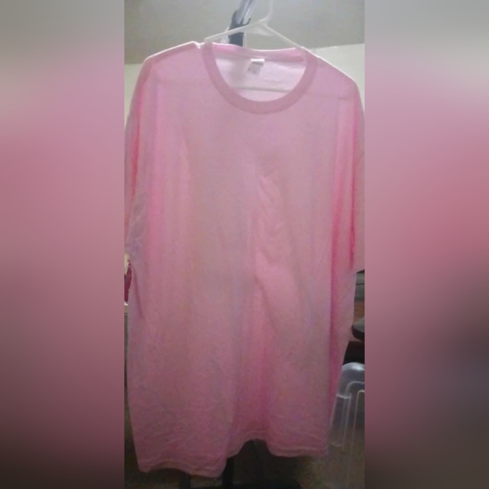 Fruit of the Loom Light Pink Cotton T-Shirt Xl A-24